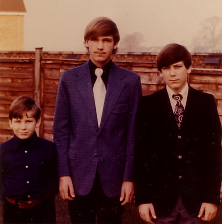 From Left to Right 

Bruce - Paul and Dave Winters
Pauls Lakenheath Grad Photo
(Paul died in 1985)