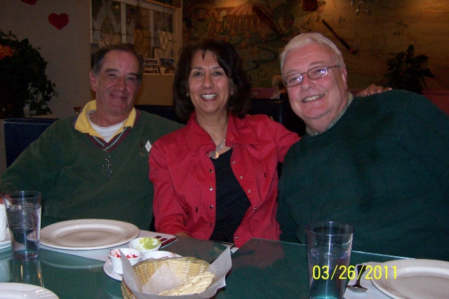 Neal Johnson, Peggy Dickson-Severson and Greg Graves, 72 mini reunion in Colorado Springs, 3/26/11